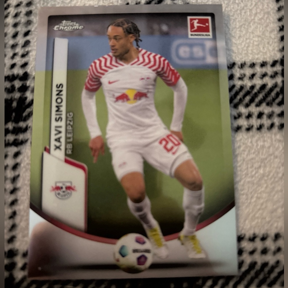 2023-24 Topps Chrome Bundesliga #56 Xavi Simons RB Leipzig
